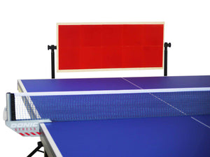 Return board for ping pong with plain color red rubber surface