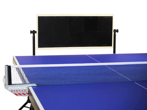 Return board for table tennis with all black colored rubber surface